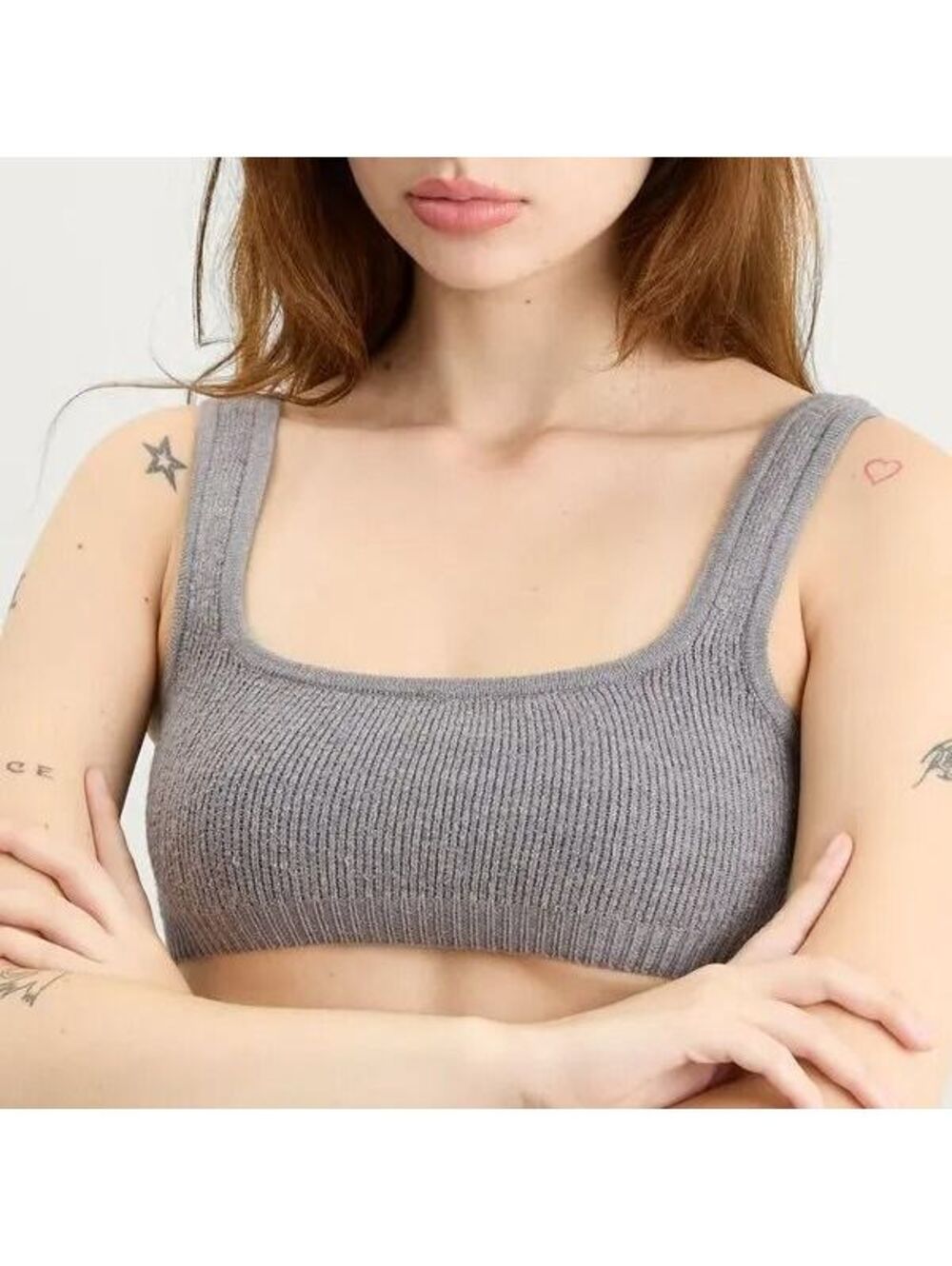 SKIMS NWT Textured Knit‎ Bralette - Size Small